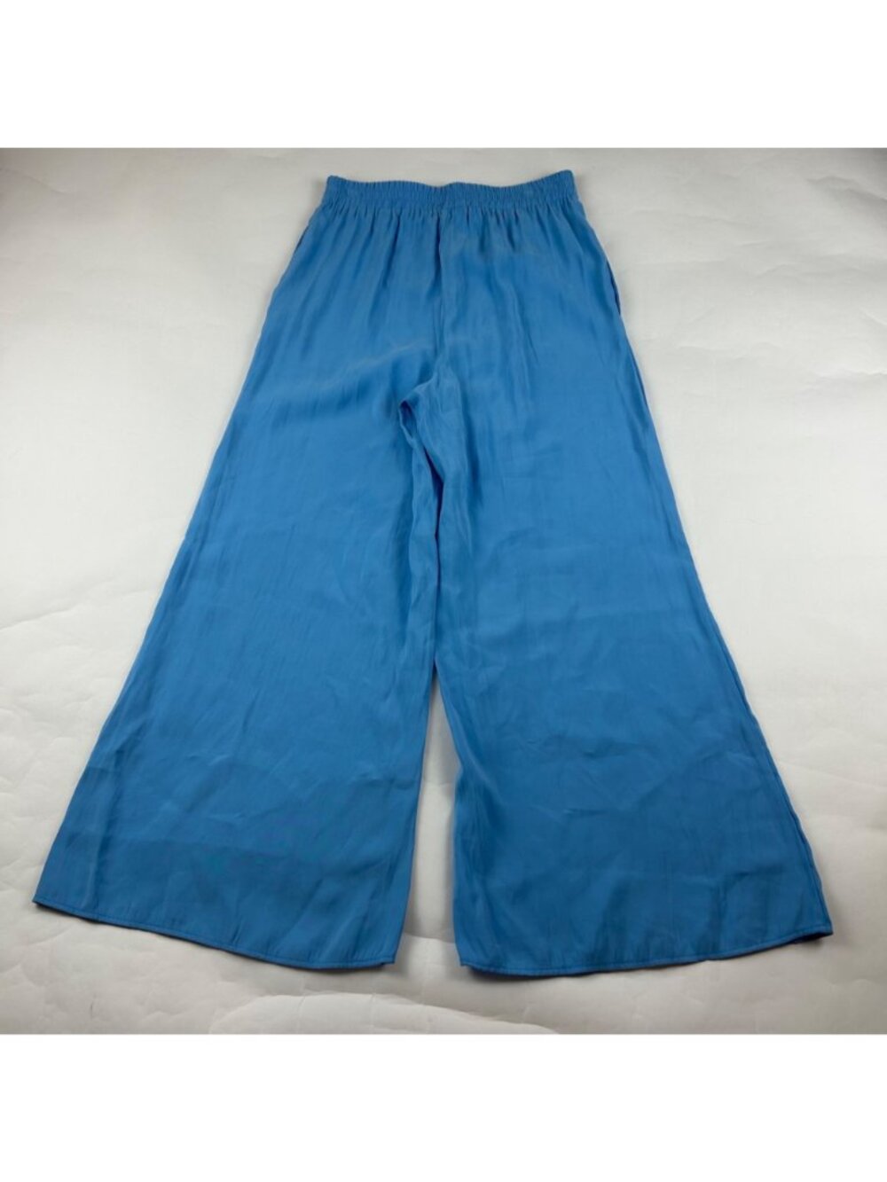 Melloday Sky Blue High Rise Wide Leg Summer Pant S - Picture 6 of 7